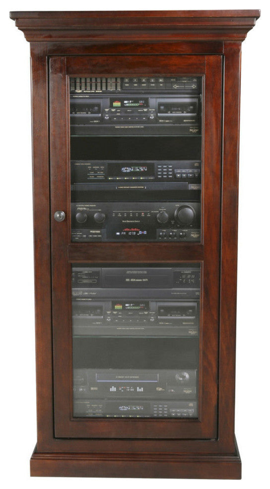 Eagle Furniture Coastal Audio Tower, Iron Ore