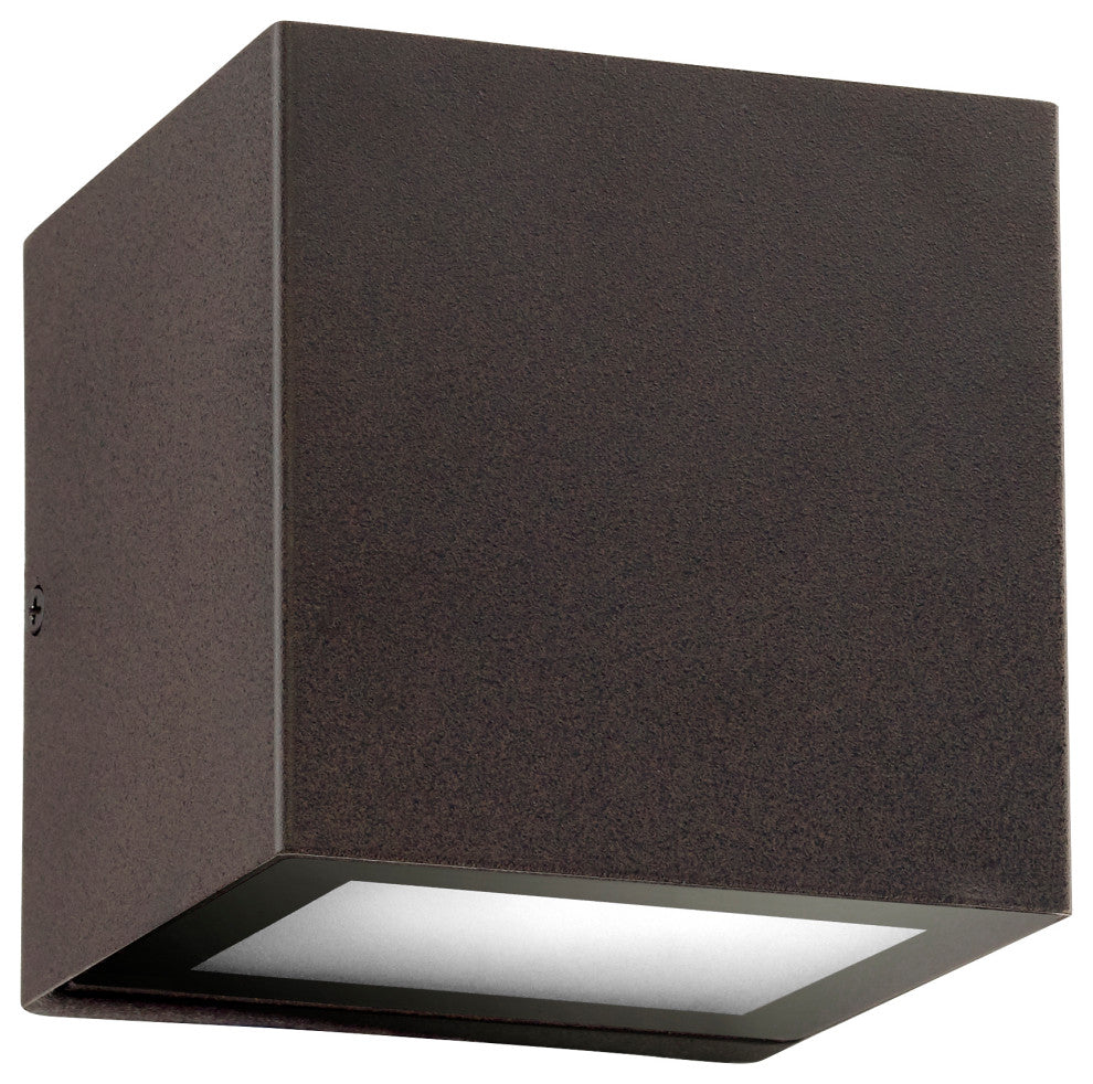 Quorum 977-86 LED Outdoor Wall Lantern, Oiled Bronze Finish