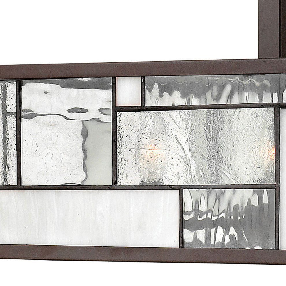 Hinkley Mondrian Large Convertible Semi-Flush Mount, Buckeye Bronze