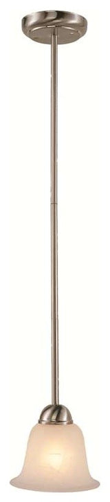 Trans Globe Ribbon Branched 44" Mini Drop Pendant in Nickel