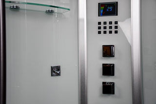 Luxury Corner Steam Shower, 36"