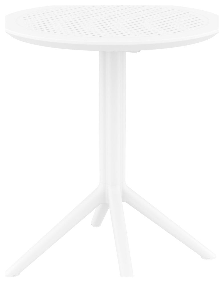 Sky Round Folding Table 24" White