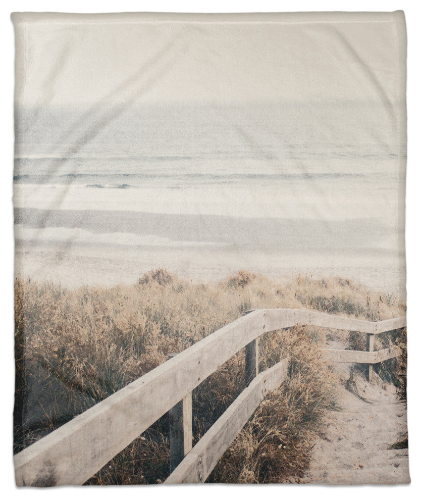 Desat Beach AccePhoto 50x60 Throw Blanket