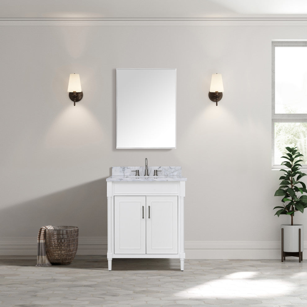 Avanity Bristol 30 in. Vanity Only in White