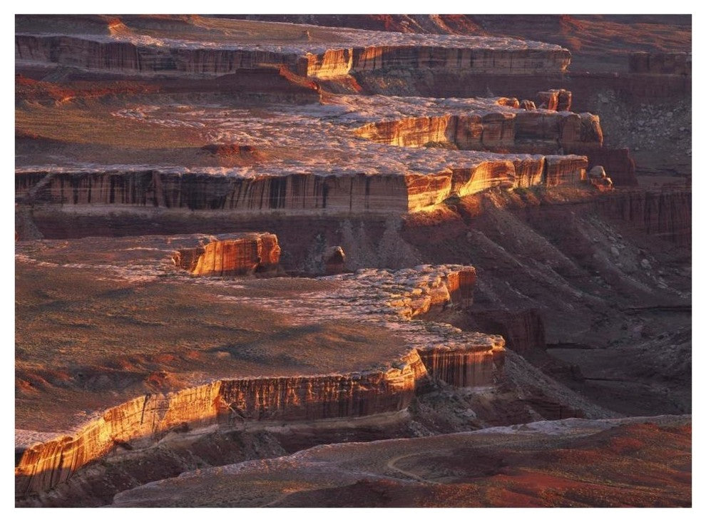 "Grandview Point over Monument Basin, Canyonlands NP" Paper Art, 42"x32"