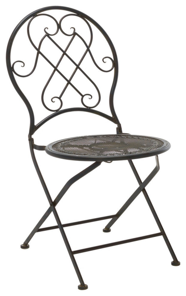 Safavieh Adriel 3Pc Bistro Set, Black Rust