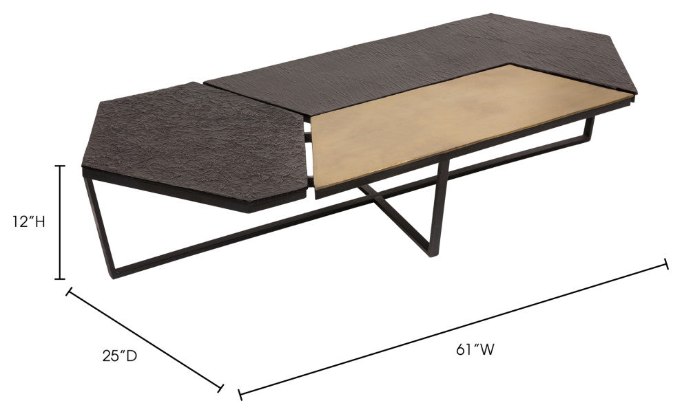 Contemporary Kampas Coffee Table - Yellow