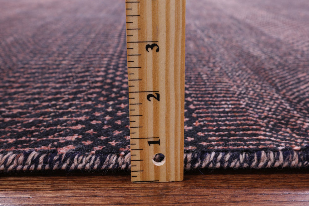 4' 1" X 6' 7" Wool and Silk Handmade Savannah Grass Rug Q11990