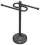 Countertop S-Style Hand Towel Holder, Matte Black