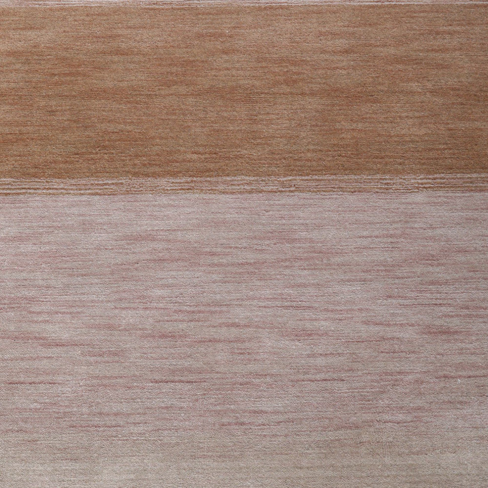 HAND KNOTTED LOOM WOOL ECO-FRIENDLY AREA RUGS - Rectangle, Beige, Contemporary