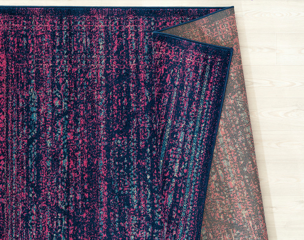 United Weavers Abigail Analia Midnight Blue 12x15 Rug 12'6x15'
