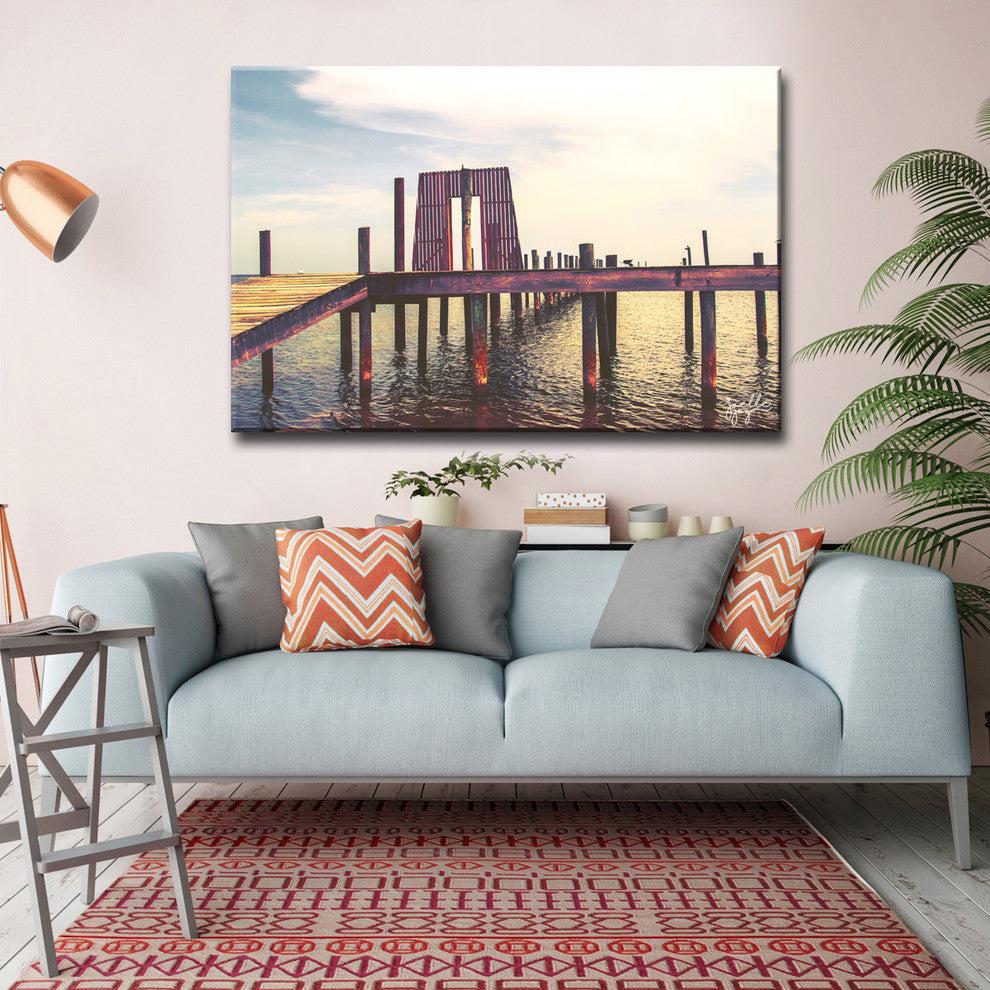 All Hands on Deck'' Canvas Art Print, 12"x16"