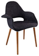 Modern Contemporary Kitchen Dining Armchair Black