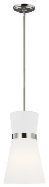Clark 1-Light Pendant, Brushed Nickel