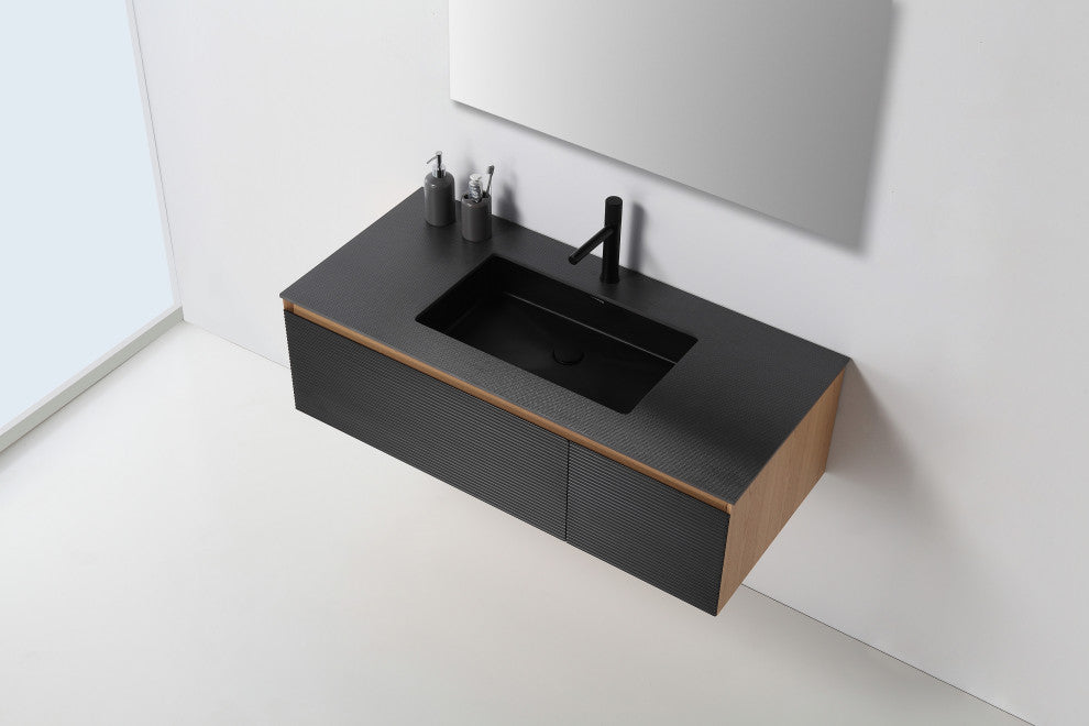 OSLO Wall Mount Modern Bathroom Vanity, 48"