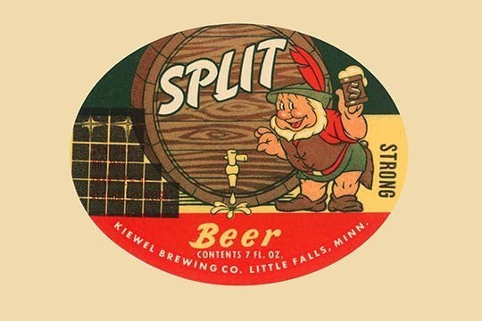 Split Beer- Canvas Poster 20" x 30"