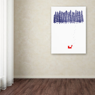 Robert Farkas 'Alone In The Forest' Canvas Art