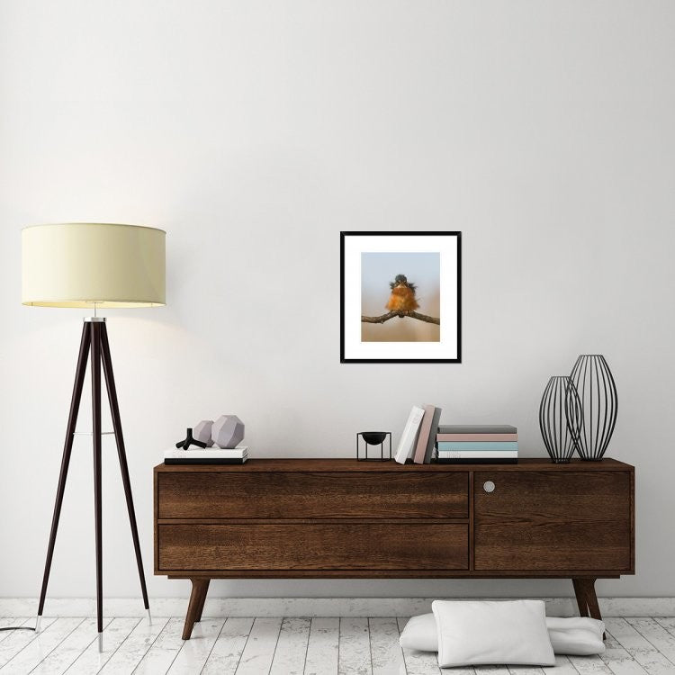 "Against Wind" Framed Digital Print by Cheng Chang, 22x24"