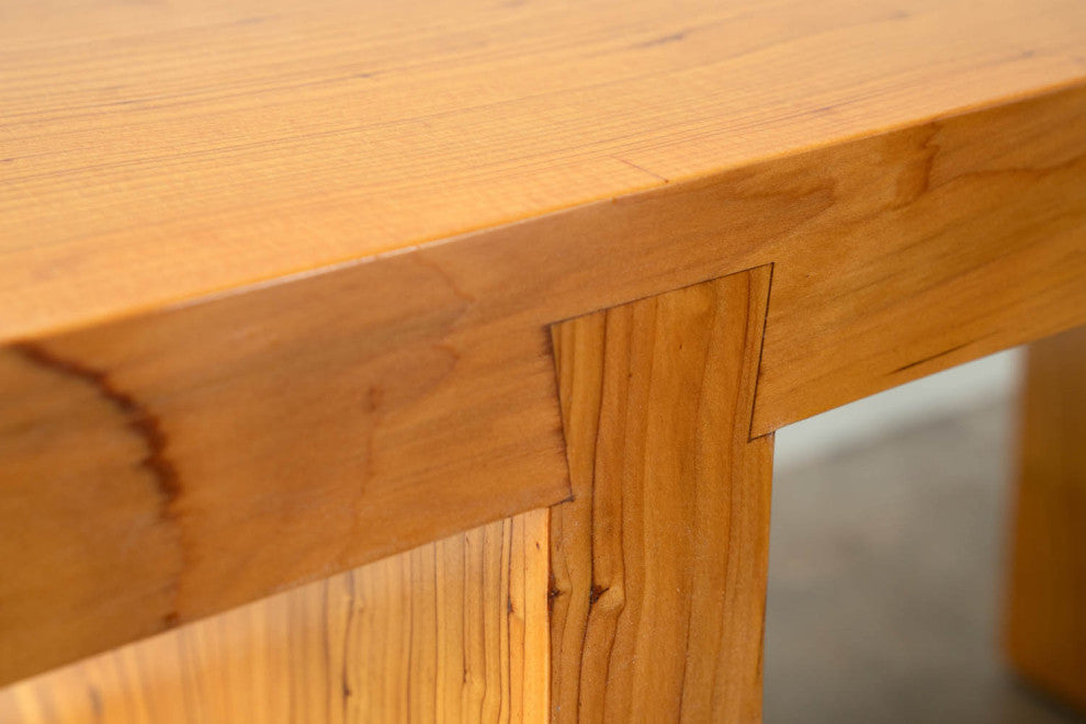 Rustic Wooden Bench Black