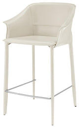 Callie Recycled Leather Counter Stool