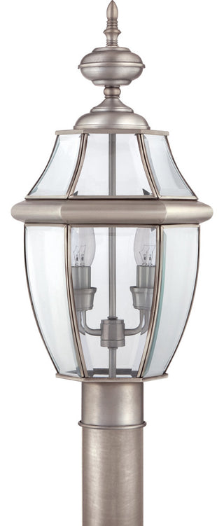 Quoizel NY9042 Newbury 2 Light 21" Tall Post Lantern - Medici Bronze