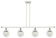 Innovations 916-4I-WPC-G202-6 4-Light Island Light, White, Polished Chrome