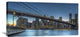 "New York - Blue Hour Over Manhattan" Canvas by Michael Jurek, 36x18"