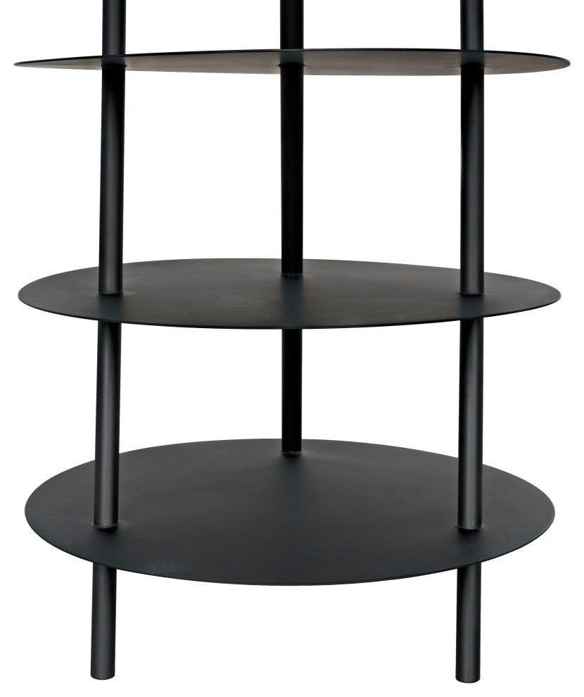 NOIR Furniture Gautama Shelf, Black Metal GBCS242MTB