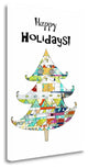 "Geometric Tree" By Sarah Ogren, Giclee Print on Gallery Wrap Canvas