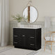 Ariel Hamlet 43" Rectangle Sink Bath Vanity, 0.75" Carrara Marble