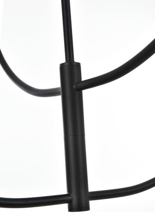 Home Living 36" Chandelier, Black