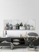 "Wild Succulents, Pots" Painting Print on Wrapped Canvas