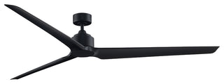 Fanimation TriAire Custom Ceiling Fan with LED Light, Black, 84"