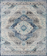 Noori Rug High-low Rosalee Silver/Blue Rug