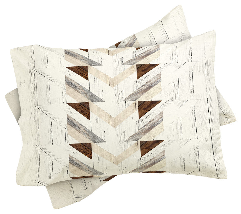 Iveta Abolina Geo Wood 4 Duvet Cover Set, Twin XL