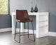 Cal Counter Stool, Antique Brown, Set of 2