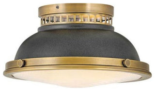Hinkley Lighting 4081 2 Light 13"W Flush Mount Ceiling Fixture - Heritage Brass