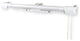White Heavy Duty Traverse Rod, Center Open 48-84"