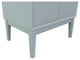 31" Single Vanity, Aqua Blue Finish With Gray Granite Top