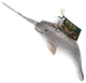 Old World Christmas Narwhal Glass Ornament Artic Sea Long Tusk 12538