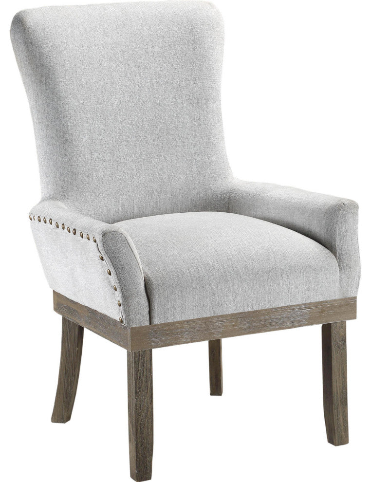 Acme Landon Arm Chair 1PC Gray Linen