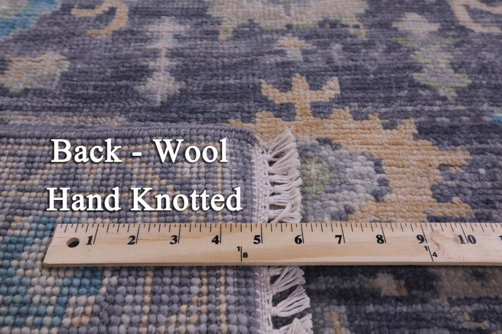 4' 1" X 12' 2" Runner Turkish Oushak Handmade Wool Rug - Q15005