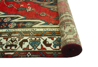 Fine Vintage Bakhtiari Nadya Rust/Ivory Rug, 4'2 x 6'9