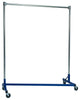 Z-Rack - Heavy Duty 60" Long Base Single Rail w/ 60" Uprights, Blue, Modern