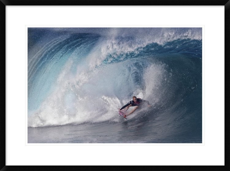 "A Wave Player" Framed Digital Print by Cheng Chang, 32x24"