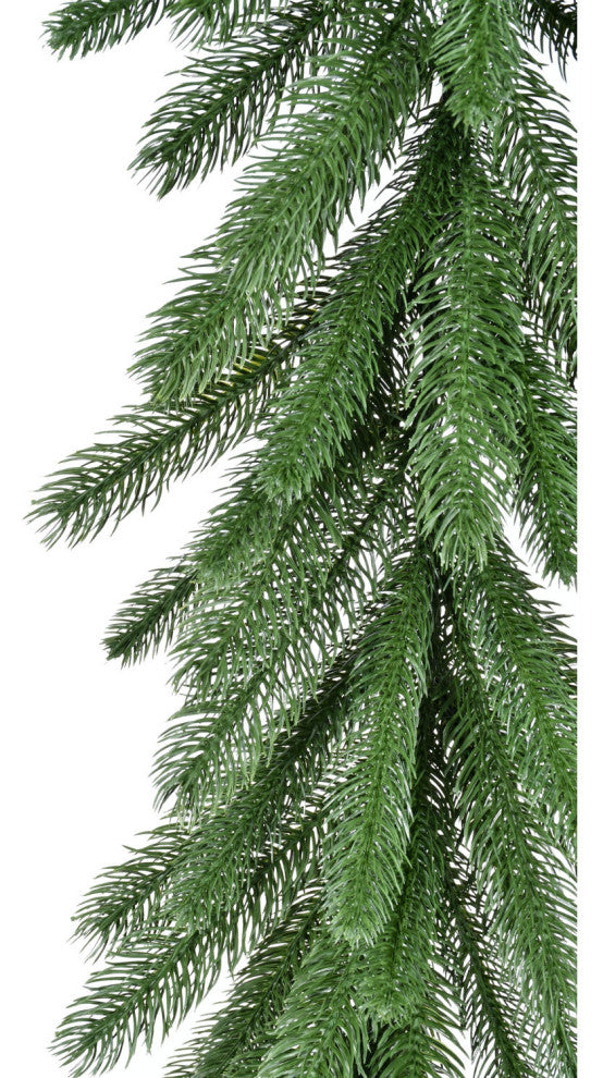 9-Ft. Green Fir Garland, No Lights