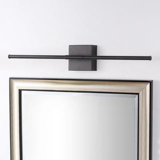 Makena 28" Dimmable Integrated LED Metal Wall Sconce, Black