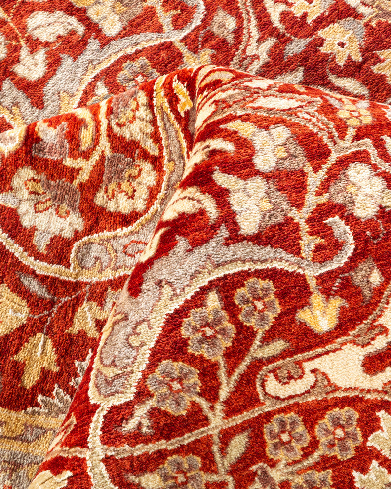 Mogul, One-of-a-Kind Hand-Knotted Area Rug Orange, 8'1"x10'1"