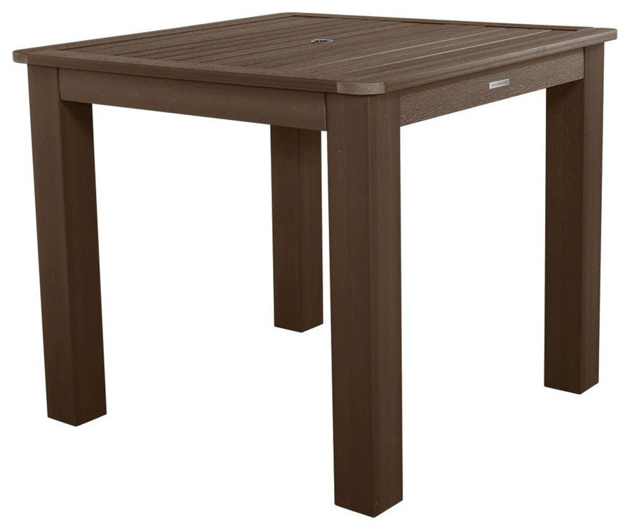 Square Counter-Height Dining Table, Weathered Acorn