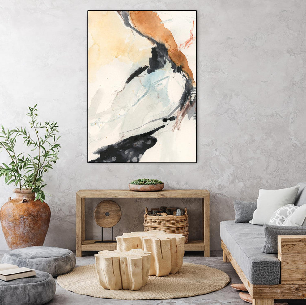 "Efflux I" Framed Canvas by Giant Art 30"x40"